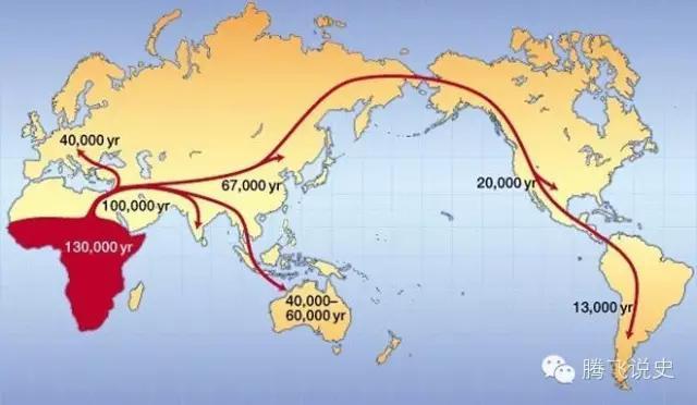 非洲人口迁移_10万年前现代人类开始走出非洲时人口数量还不到一百万 如今全(3)